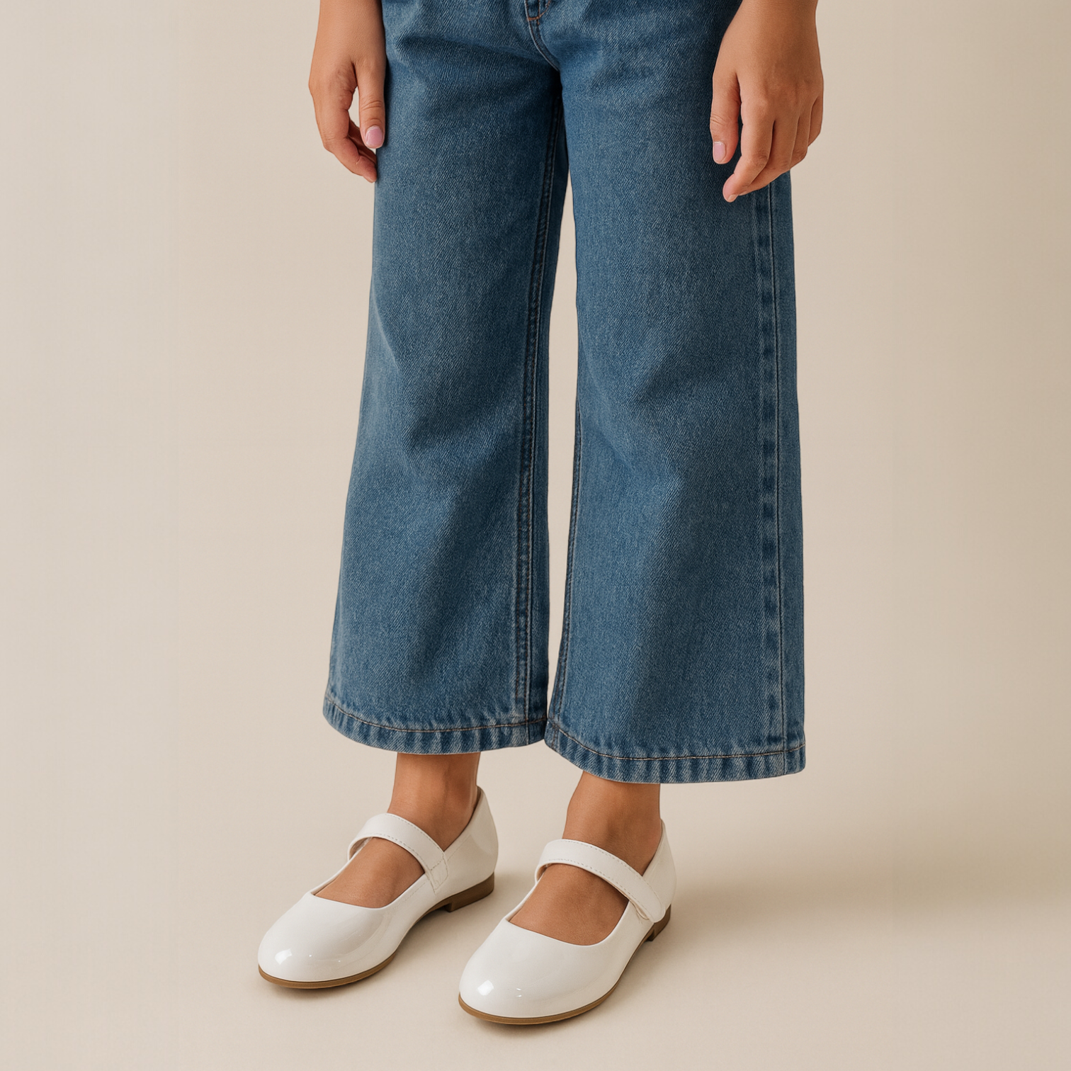 ZAPATO BAILARINA BEIGE Y ROSA