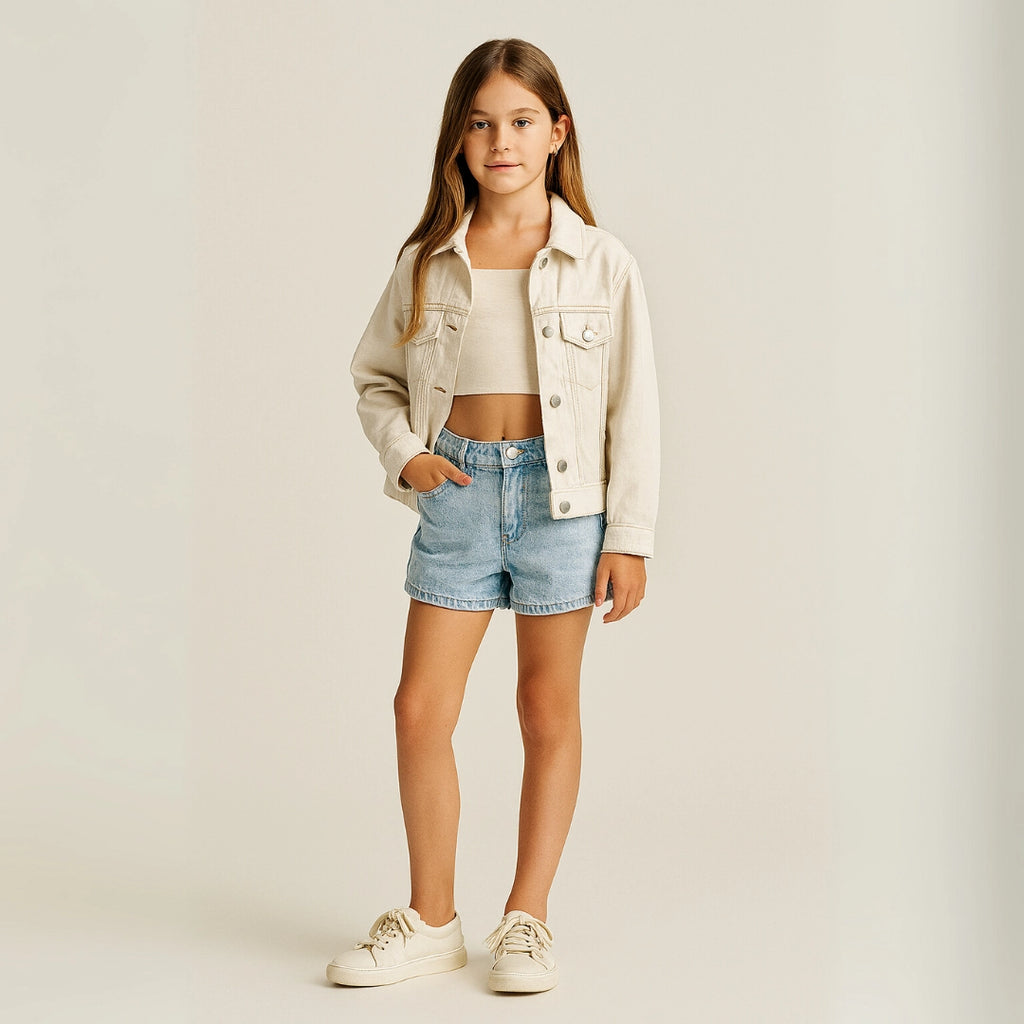 Short denim atemporal