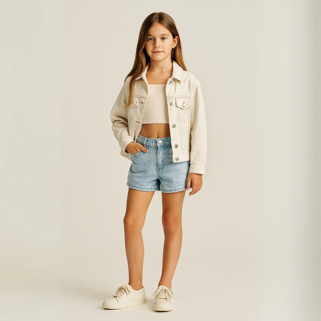 Short denim atemporal