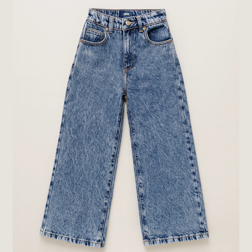 Jeans denim bota ancha