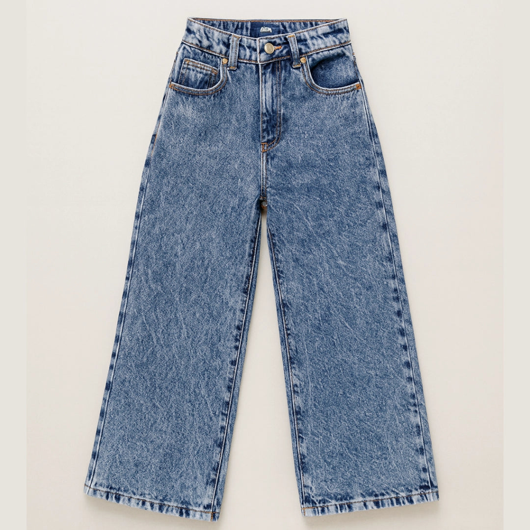 Jeans denim bota ancha