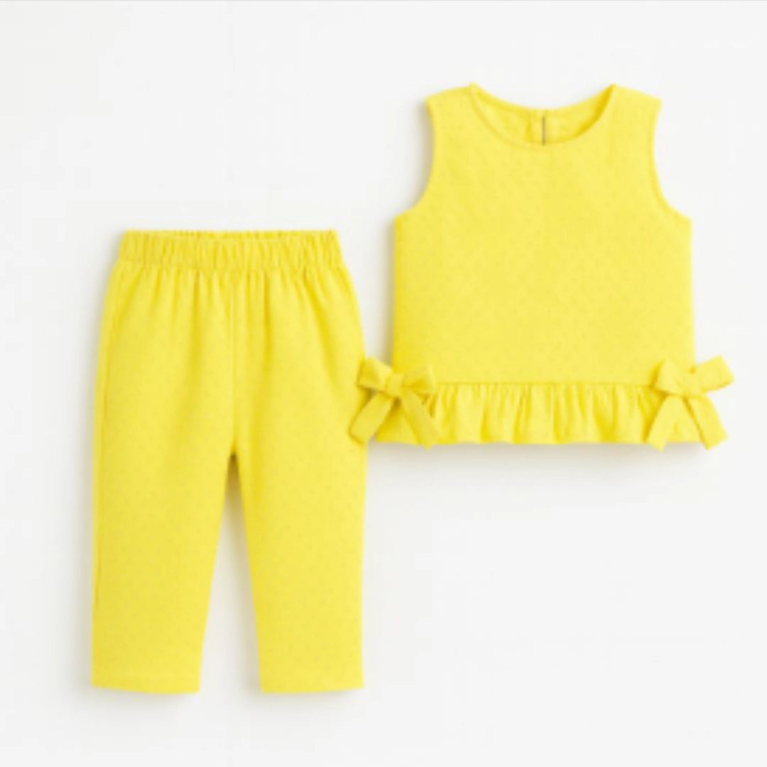 Conjunto algodón ojalillo