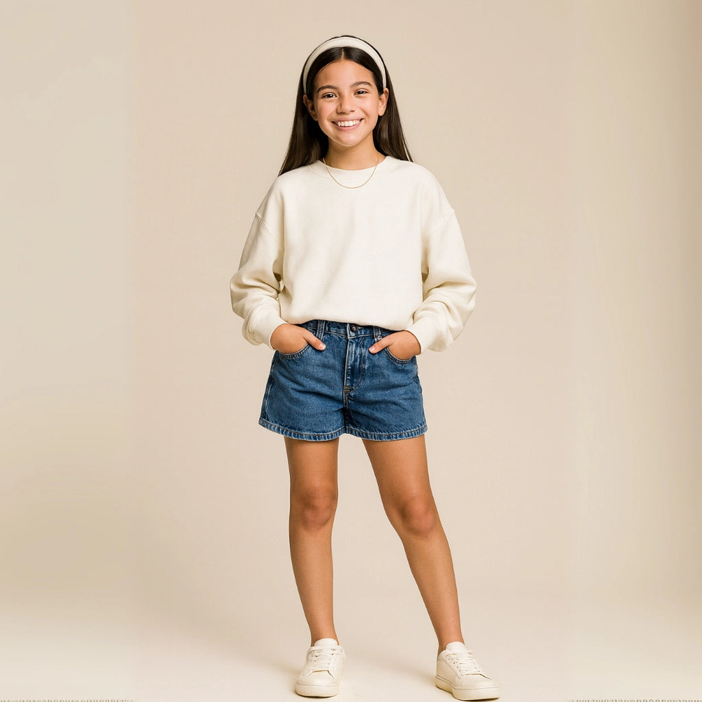 Short denim atemporal