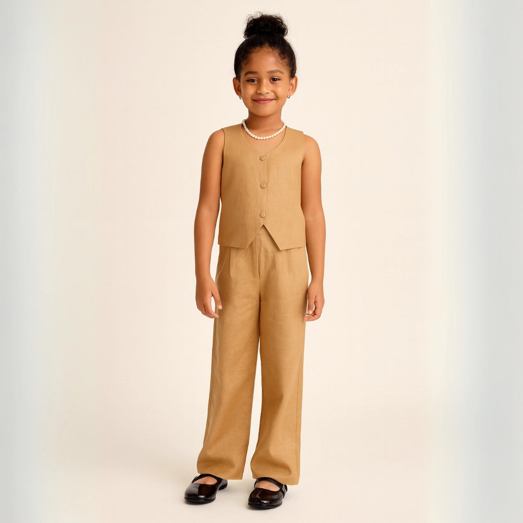 Conjunto lino natural