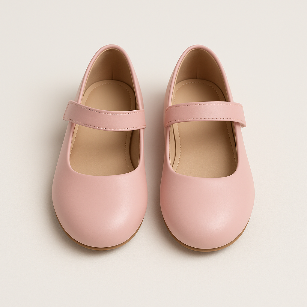 ZAPATO BAILARINA BEIGE Y ROSA