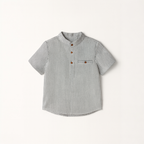 CAMISA RAYAS CUELLO MAO