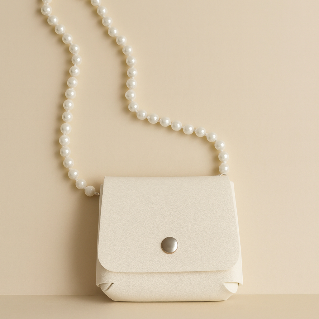 VESTIDO BORDADO EDICION FLORAL CON BOLSO DE PERLAS