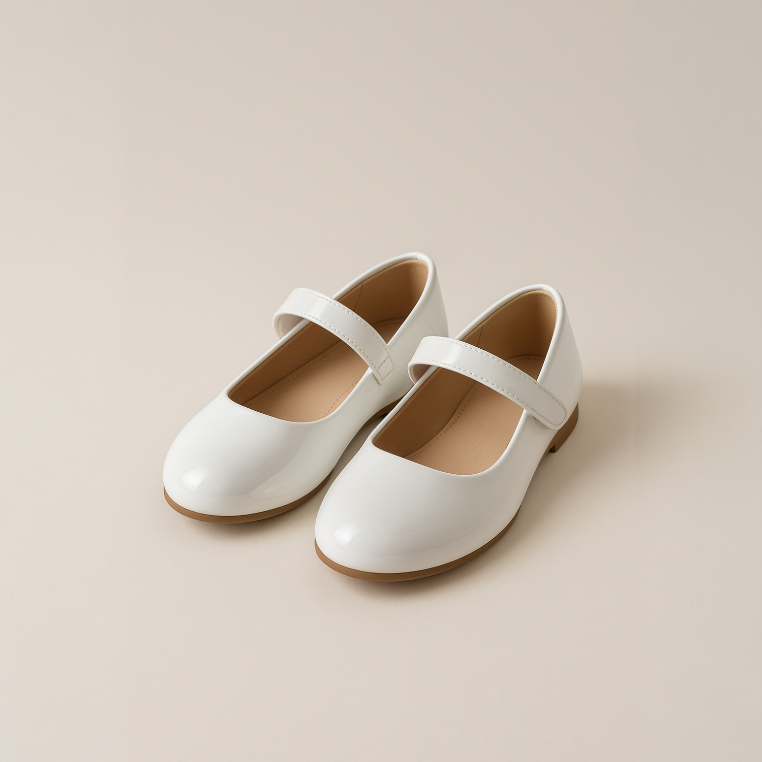 ZAPATO BAILARINA BEIGE Y ROSA