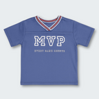 Camiseta scuba premium azul petroleo vintage