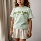 Camiseta scuba premium verde menta vintage