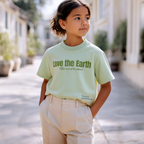 Camiseta scuba premium verde menta vintage