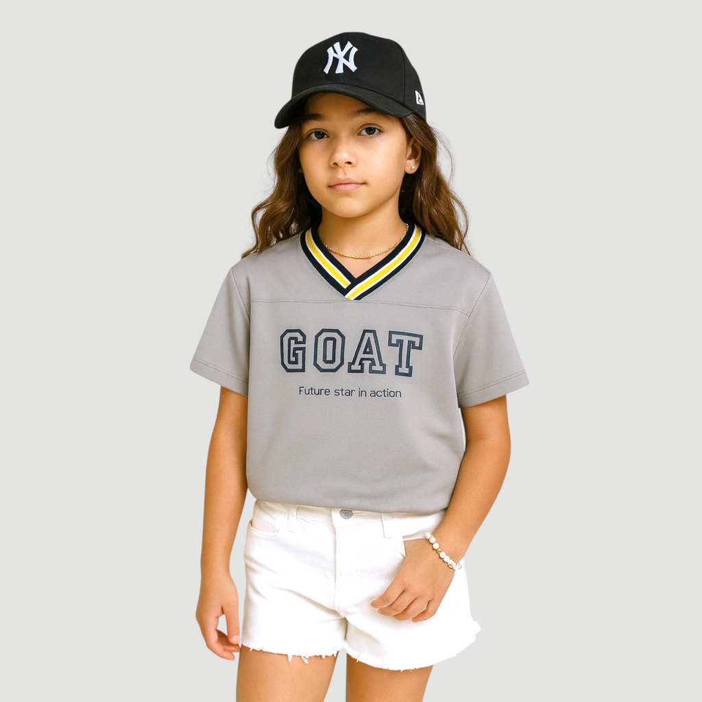 Camiseta scuba premium  gris titanio vintage