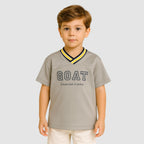 Camiseta scuba premium  gris titanio vintage